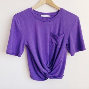 Wilfred front knot t-shirt